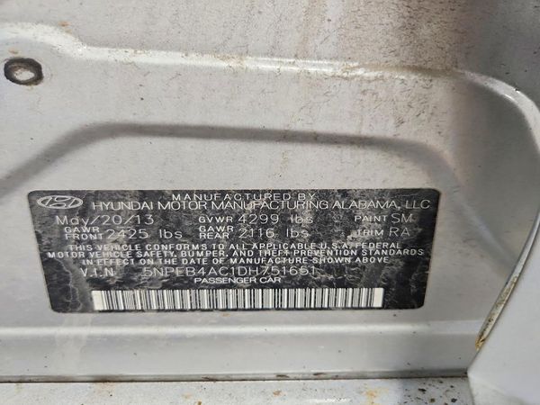 2013 HYUNDAI SONATA GLS/ GLS Popular
