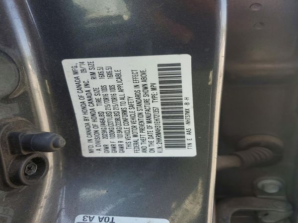 2014 HONDA CRV LX