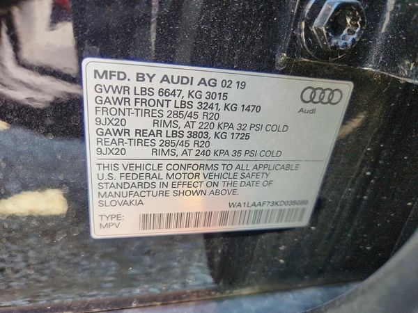 2019 AUDI Q7
