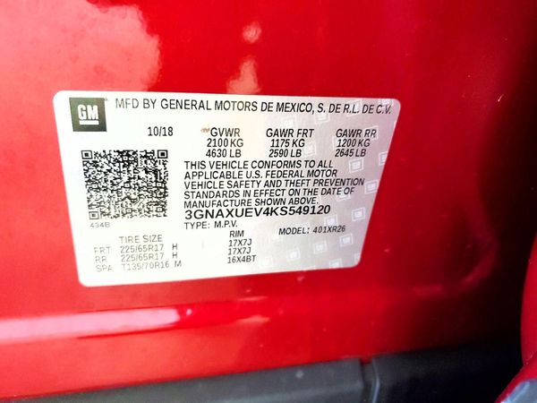 2019 CHEVROLET EQUINOX LT (1LT)