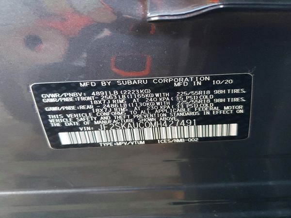 2021 SUBARU FORESTER