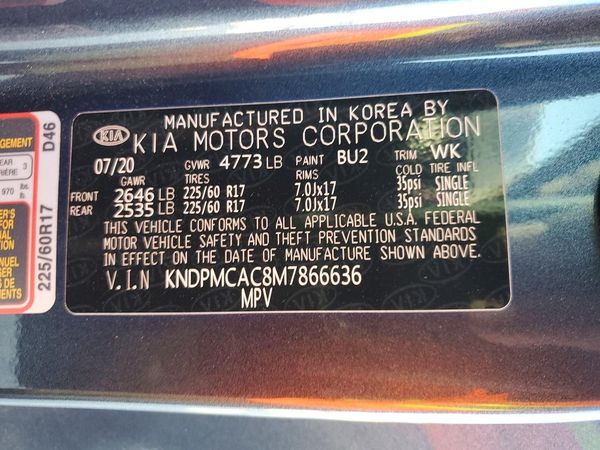 2021 KIA SPORTAGE LX