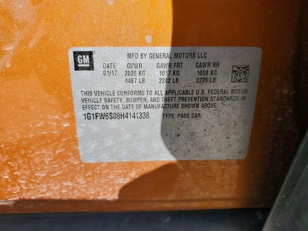 2017 CHEVROLET BOLT EV LT