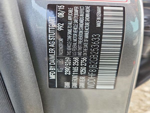 2016 MERCEDES-BENZ E