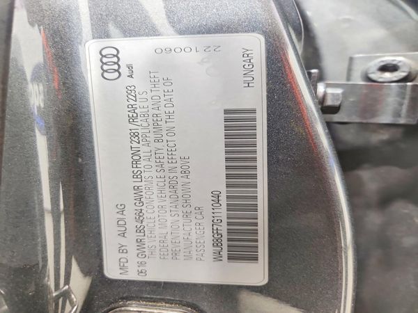 2016 AUDI A3