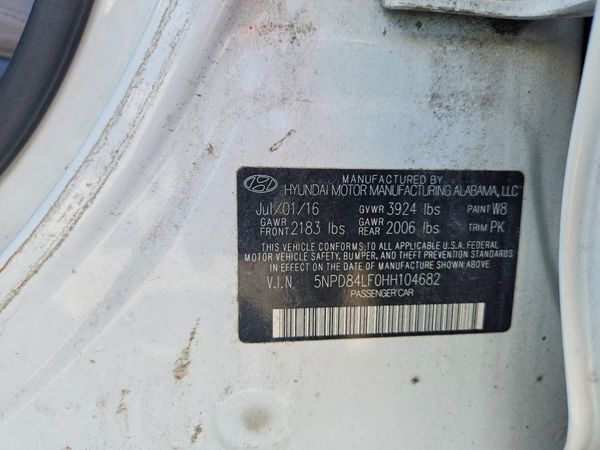 2017 HYUNDAI ELANTRA