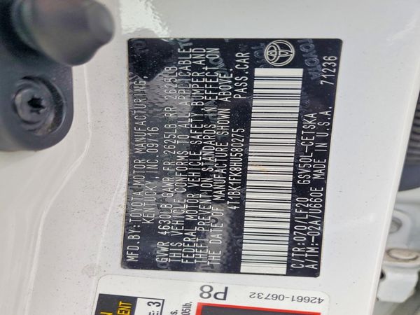 2017 TOYOTA CAMRY XLE/XSE