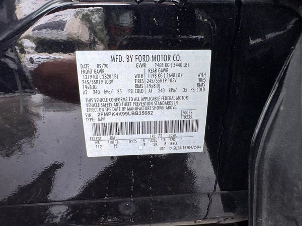 2020 FORD EDGE Titanium