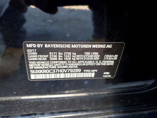 2017 BMW X5