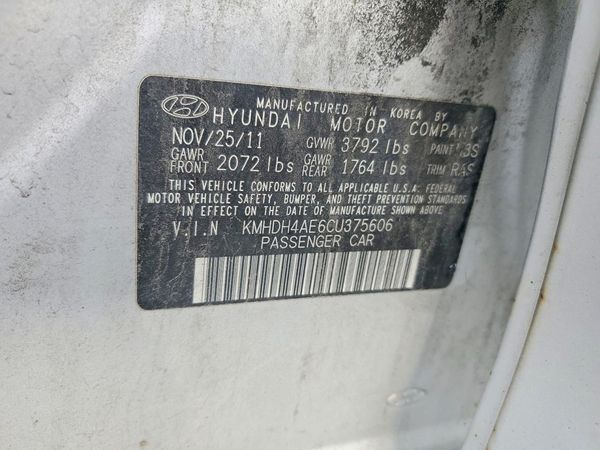 2012 HYUNDAI ELANTRA GLS(Middle grade)