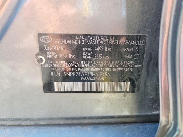 2018 HYUNDAI SONATA SE, Eco