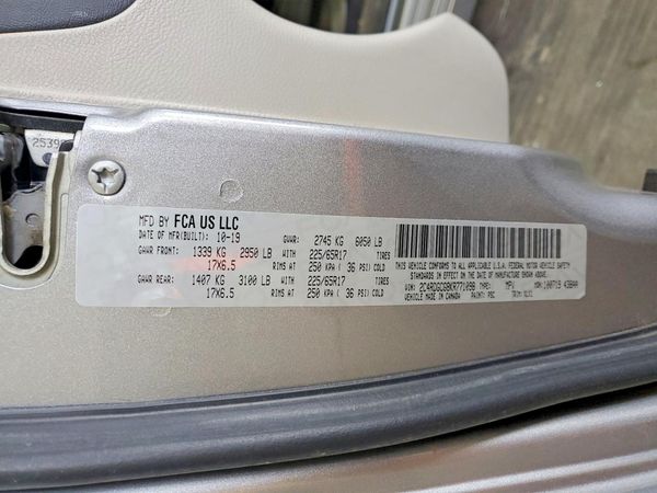 2019 DODGE GRAND CARAVAN SXT