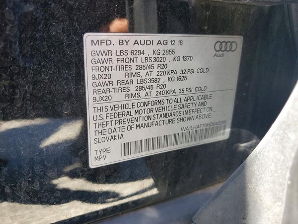 2017 AUDI Q7