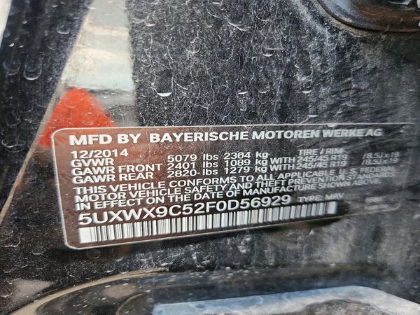 2015 BMW X3