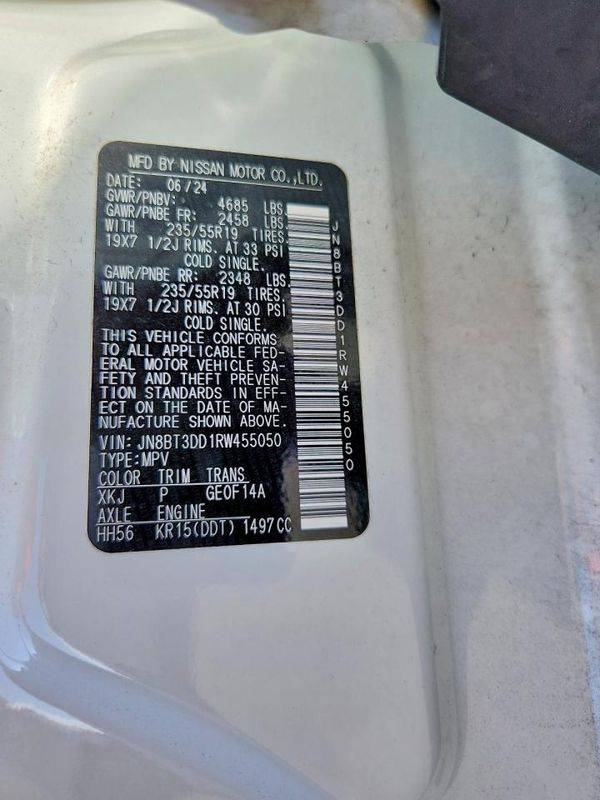 2024 NISSAN ROGUE PLATINUM — VINS