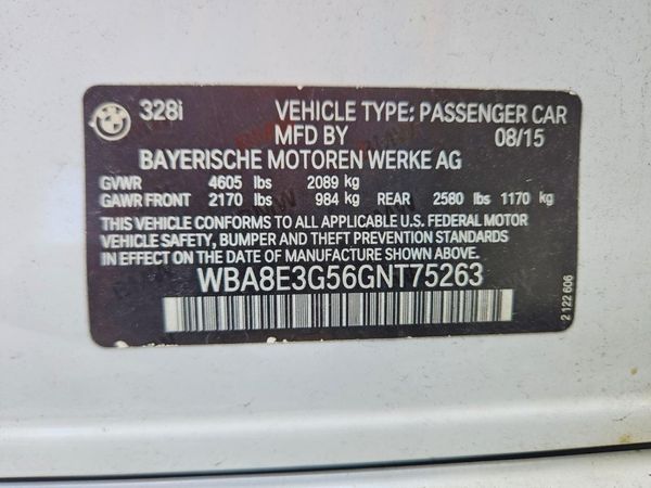 2016 BMW 328 xDrive SA