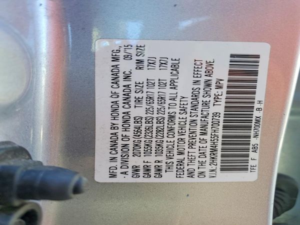 2015 HONDA CRV EX