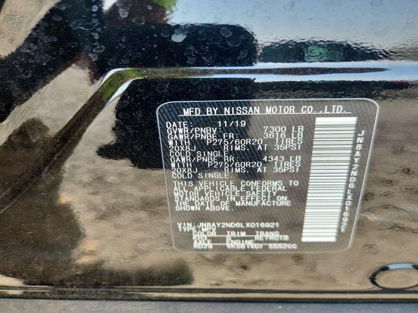 2020 NISSAN ARMADA
