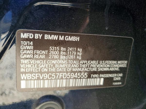 2015 BMW M5