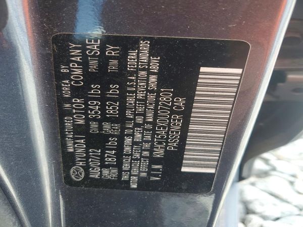2013 HYUNDAI ACCENT