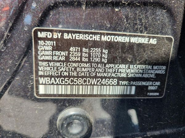 2012 BMW 528