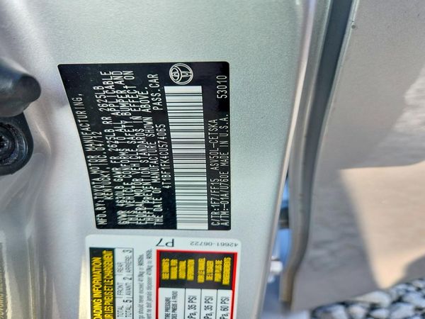 2012 TOYOTA CAMRY — VINS