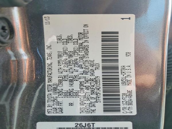 2014 TOYOTA TUNDRA SR5