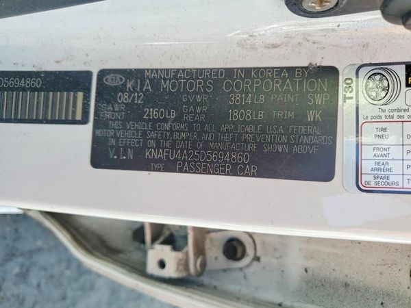 2013 KIA FORTE EX