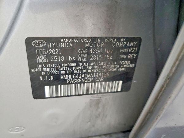 2021 HYUNDAI SONATA SEL