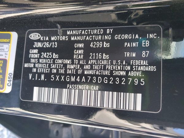 2013 KIA OPTIMA