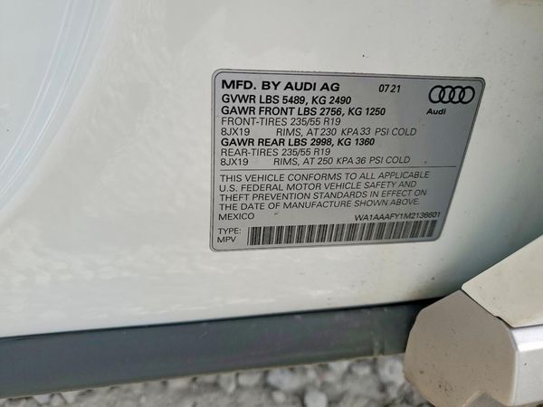 2021 AUDI Q5