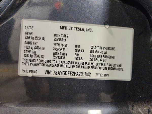 2023 TESLA MODEL Y