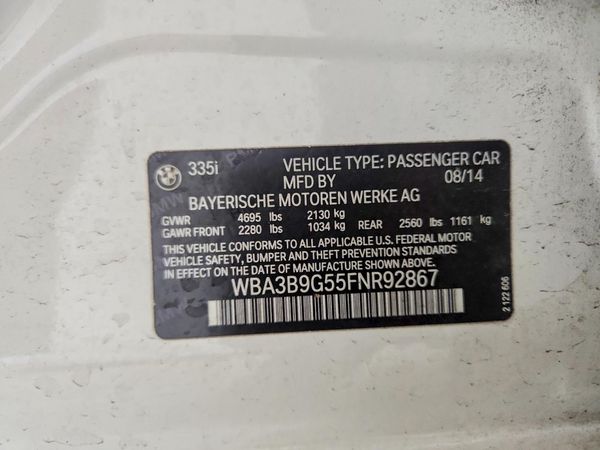 2015 BMW 335 335i xDrive