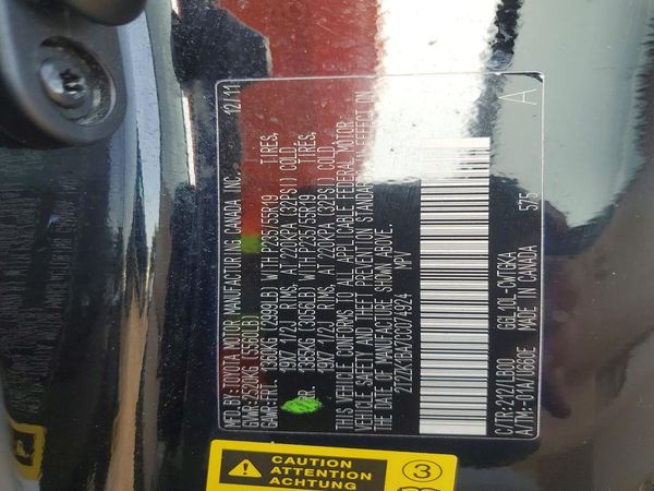 2012 LEXUS RX 350