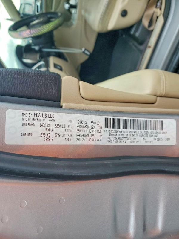 2015 JEEP GRAND CHEROKE