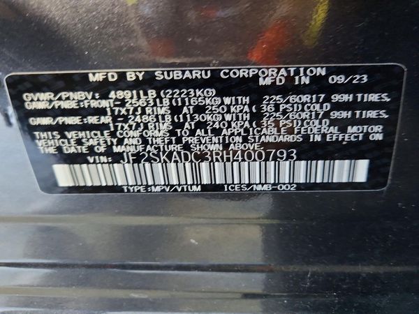 2024 SUBARU FORESTER