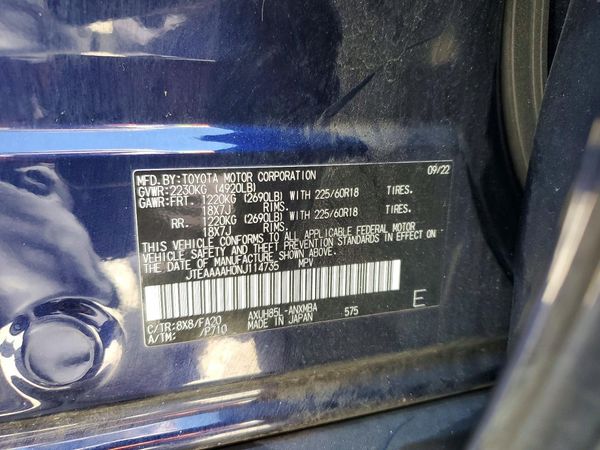 2022 TOYOTA VENZA