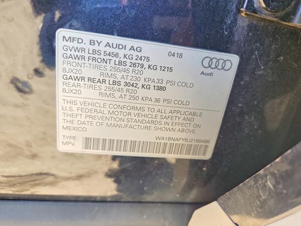 2018 AUDI Q5 quattro Premium Plus