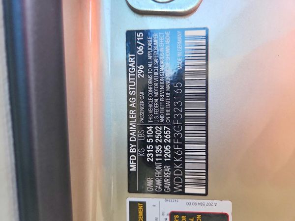 2016 MERCEDES-BENZ E E400