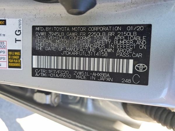 2020 TOYOTA PRIUS