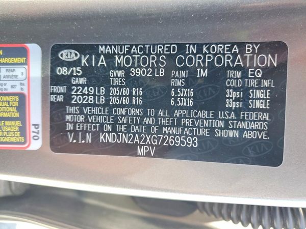 2016 KIA SOUL Plus