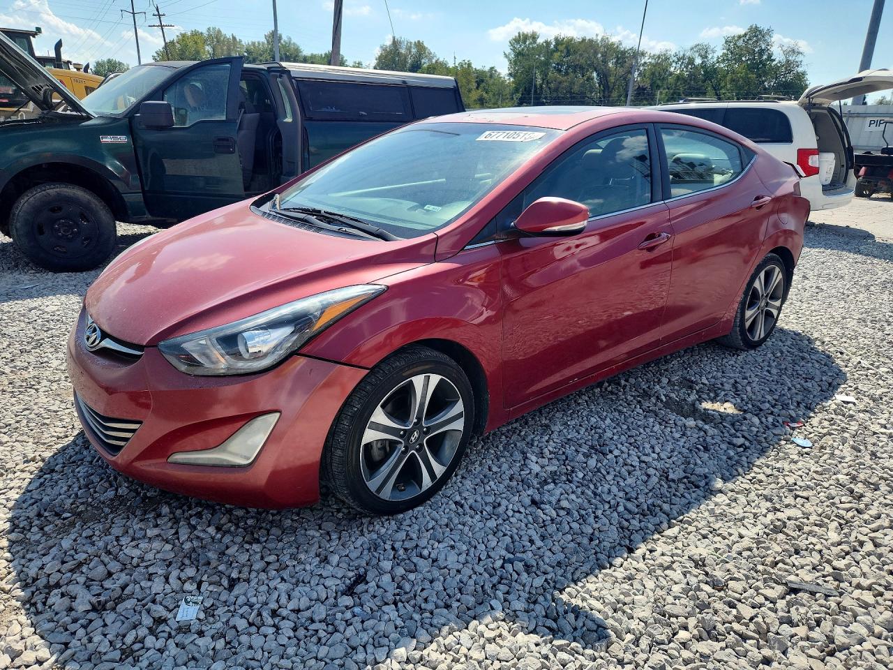 2014 HYUNDAI ELANTRA GLS (Middle) — Front 3/4