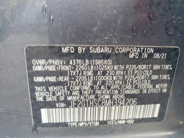 2021 SUBARU CROSSTREK