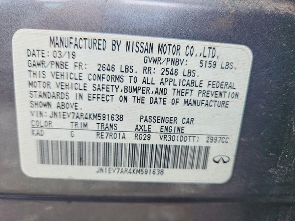 2019 INFINITI Q50