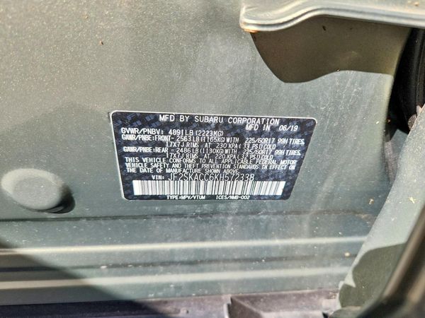 2019 SUBARU FORESTER Base P+ES