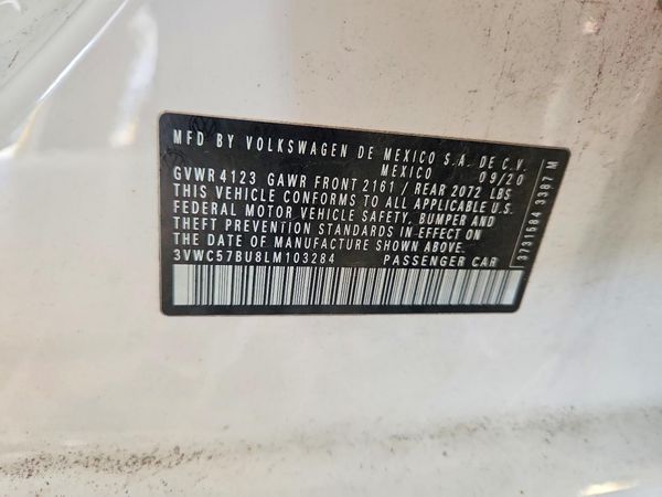 2020 VOLKSWAGEN JETTA S, SE, R-Line