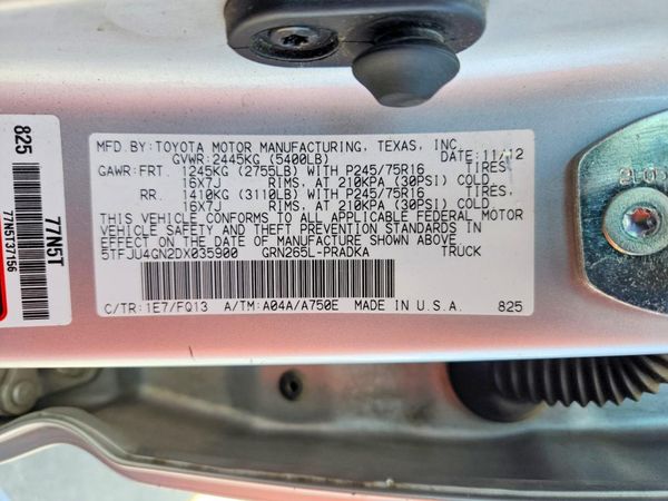 2013 TOYOTA TACOMA Delux