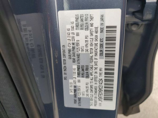 2021 MAZDA CX-5 Touring — VINS