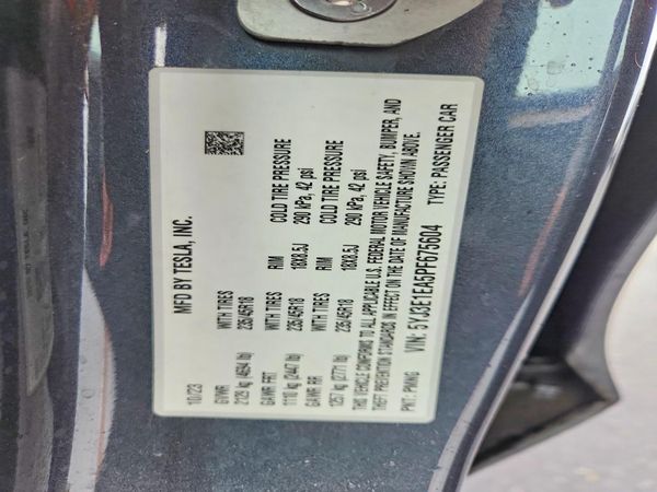 2023 TESLA MODEL 3 — VINS