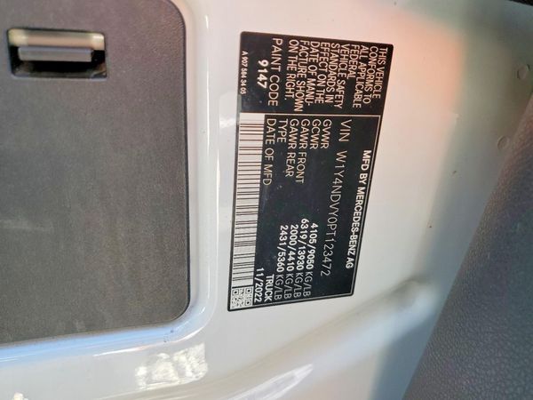 2023 MERCEDES-BENZ SPRINTER 907 (VS30) — GVWR